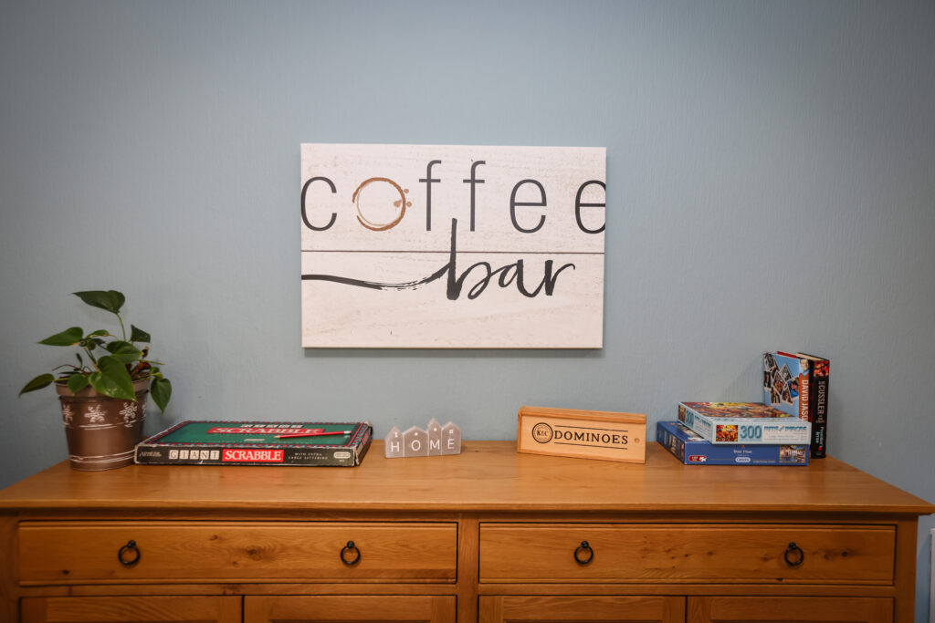 Fairlawn residential care home in Ferndown, Dorset Coffee Bar